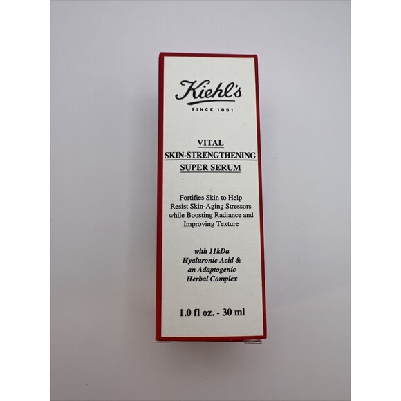 Kiehl's Vital Skin Strengthening Super Serum 1.0 Oz. / 30 mL New In Box - Picture 2 of 3